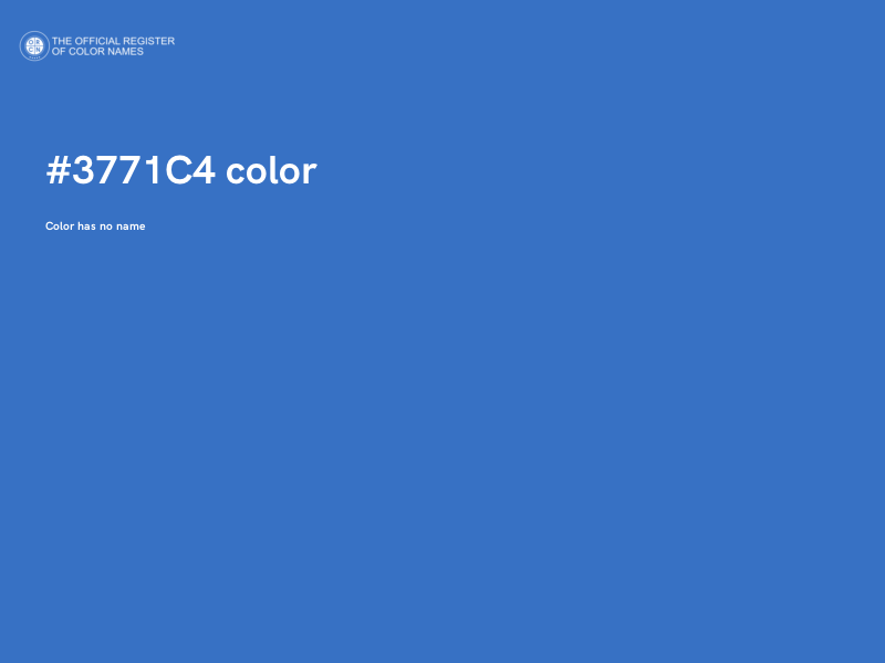 #3771C4 color image