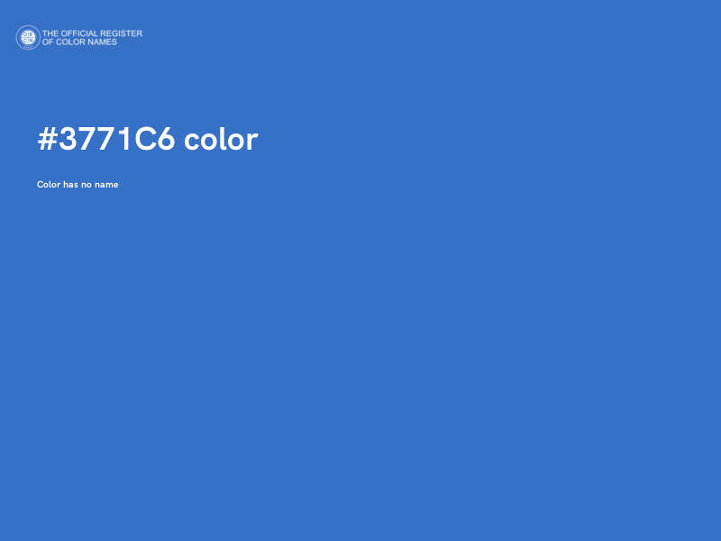 #3771C6 color image
