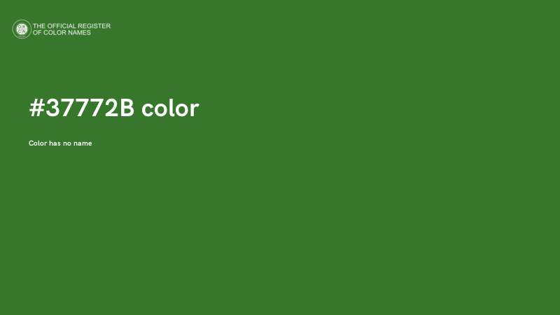 #37772B color image