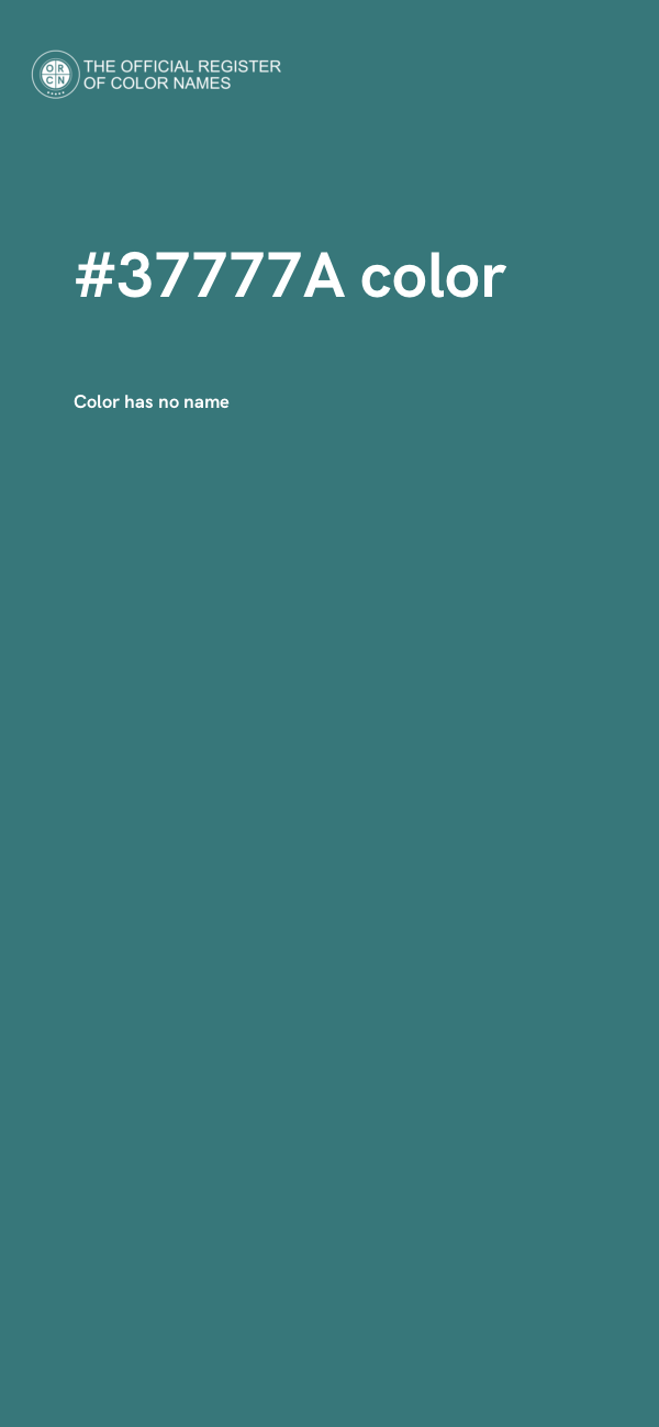 #37777A color image