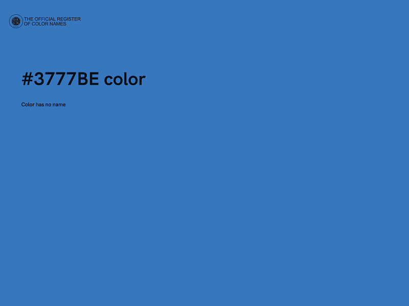 #3777BE color image