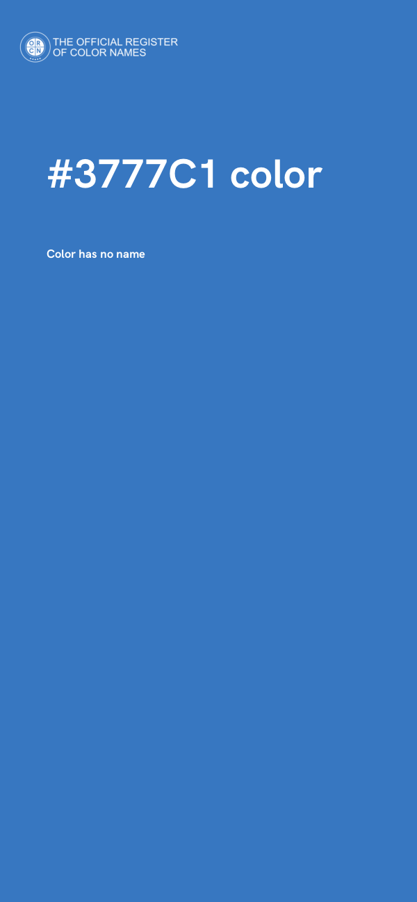 #3777C1 color image