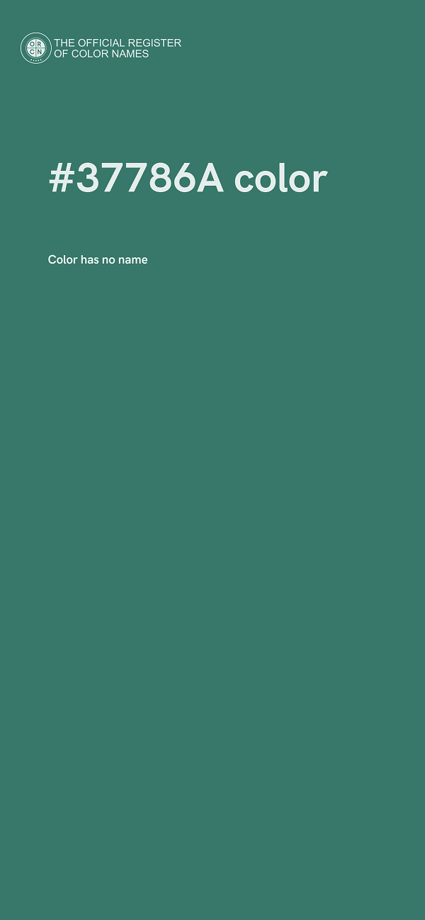 #37786A color image