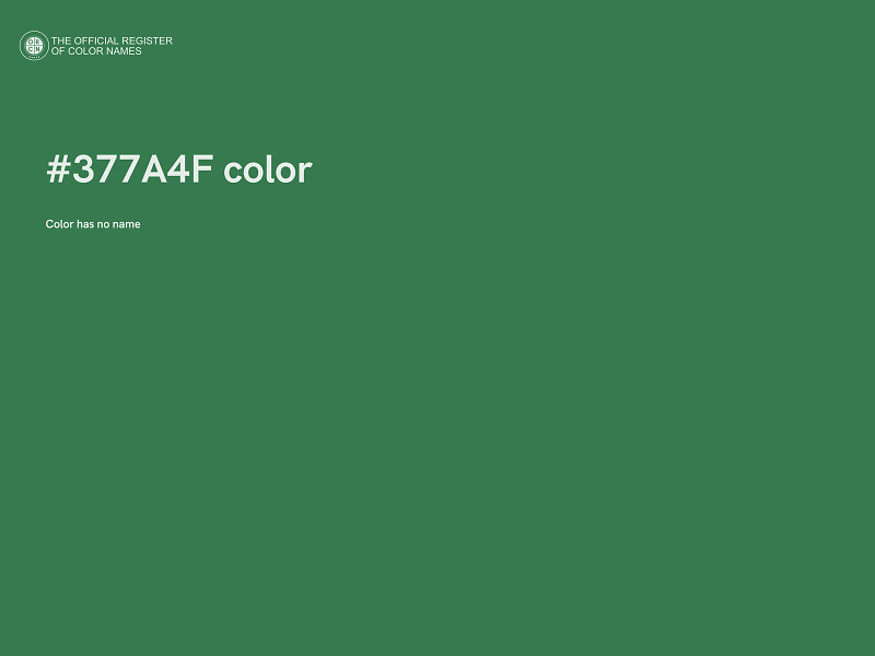 #377A4F color image