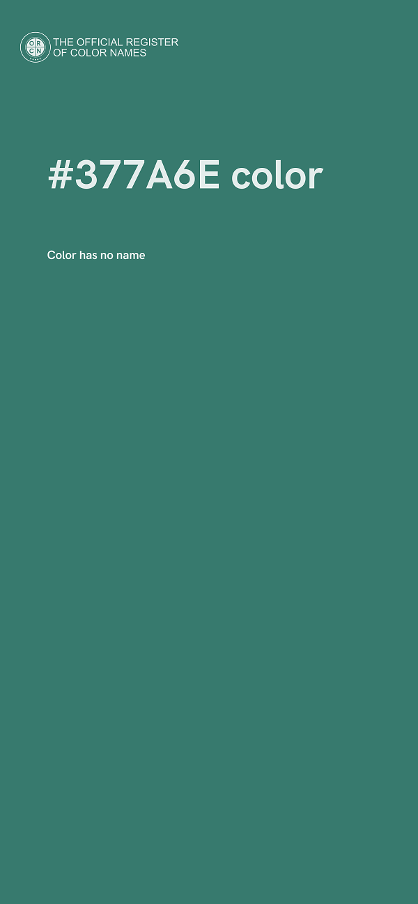 #377A6E color image