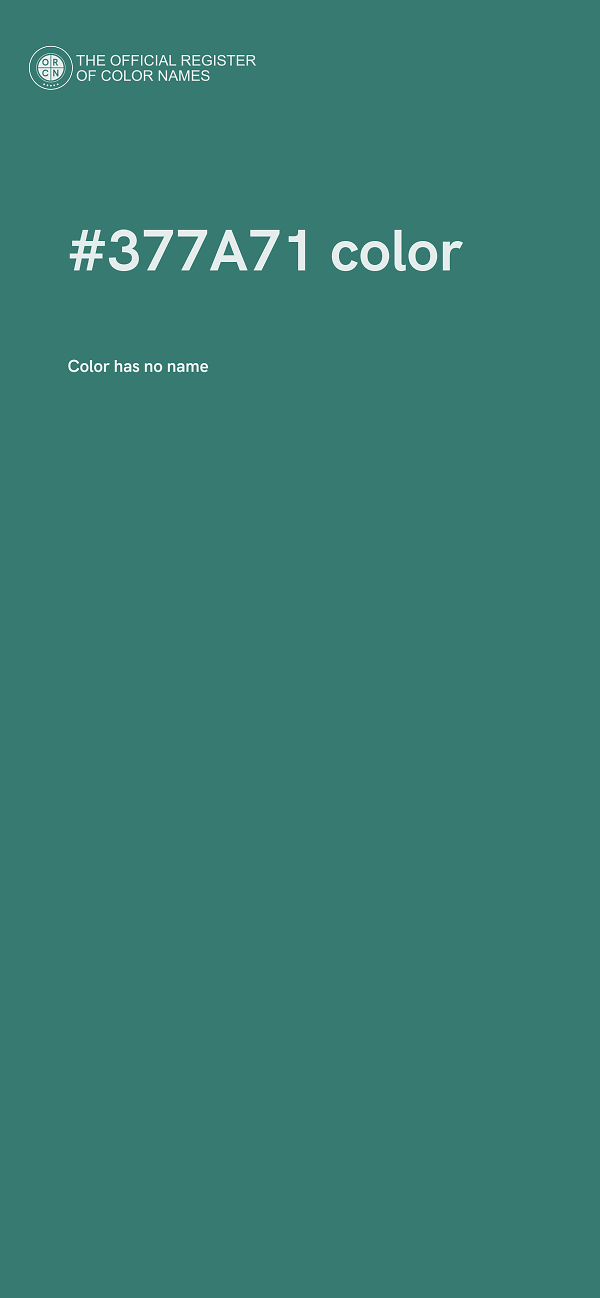 #377A71 color image