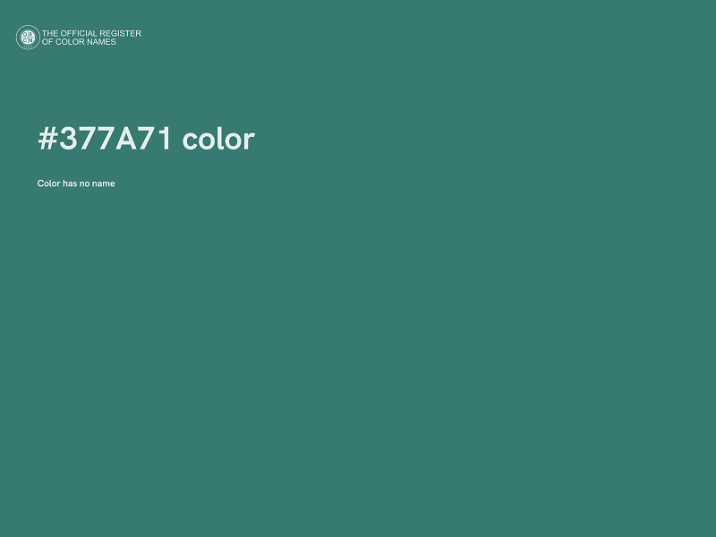 #377A71 color image