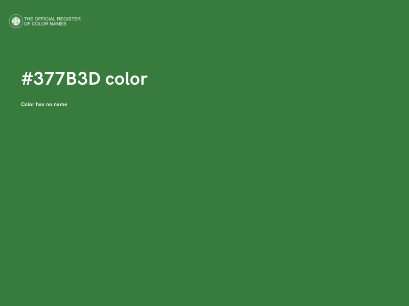 #377B3D color image