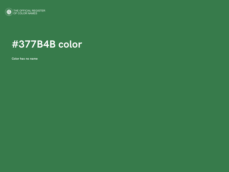 #377B4B color image