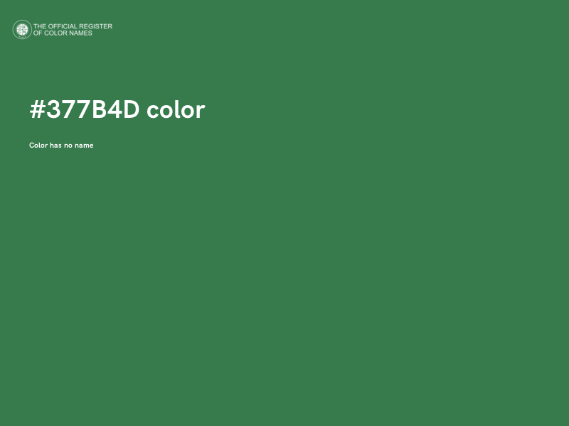 #377B4D color image