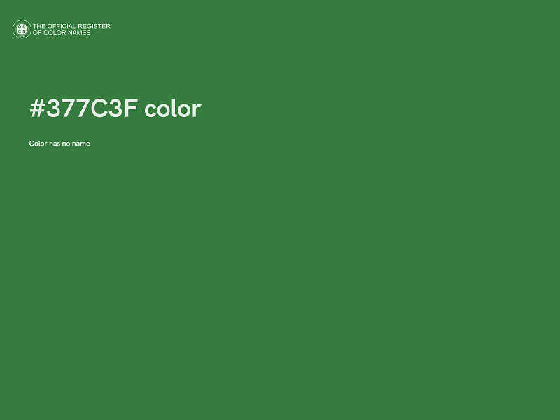 #377C3F color image