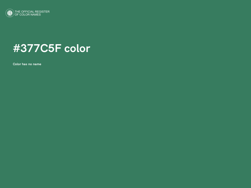 #377C5F color image