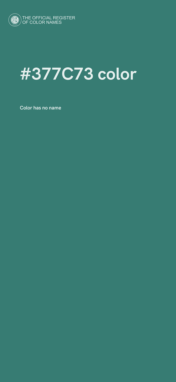 #377C73 color image