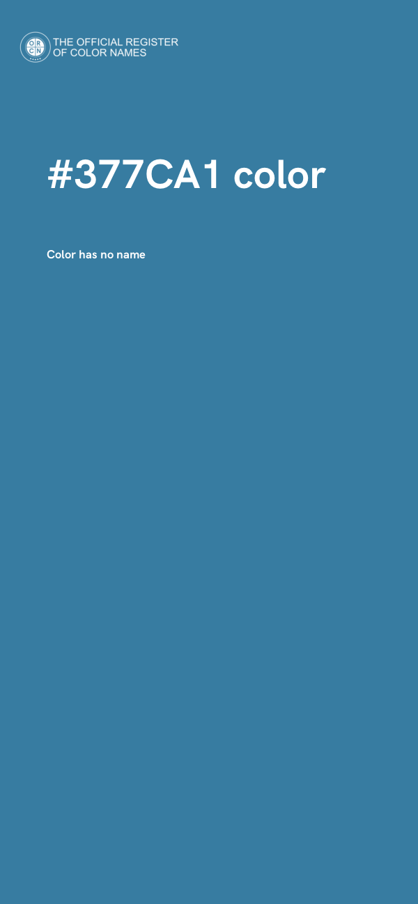 #377CA1 color image