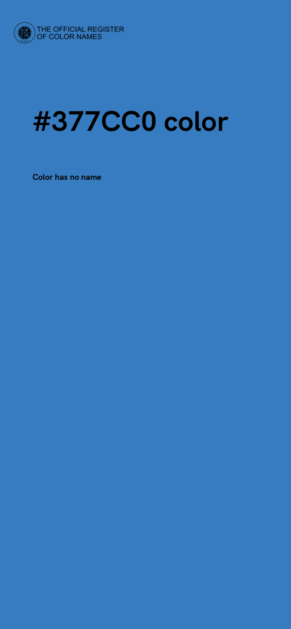 #377CC0 color image