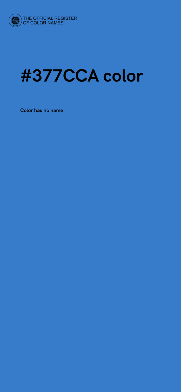 #377CCA color image