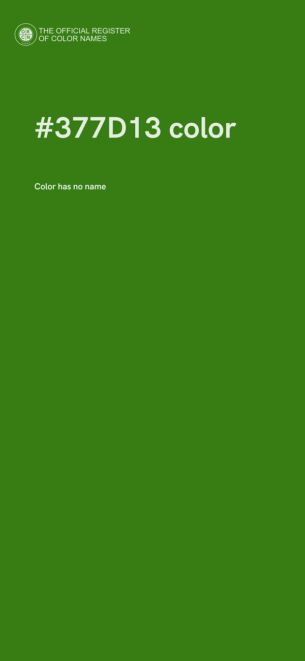 #377D13 color image