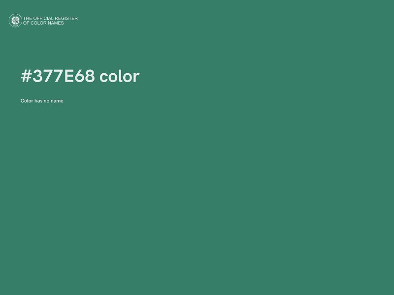 #377E68 color image