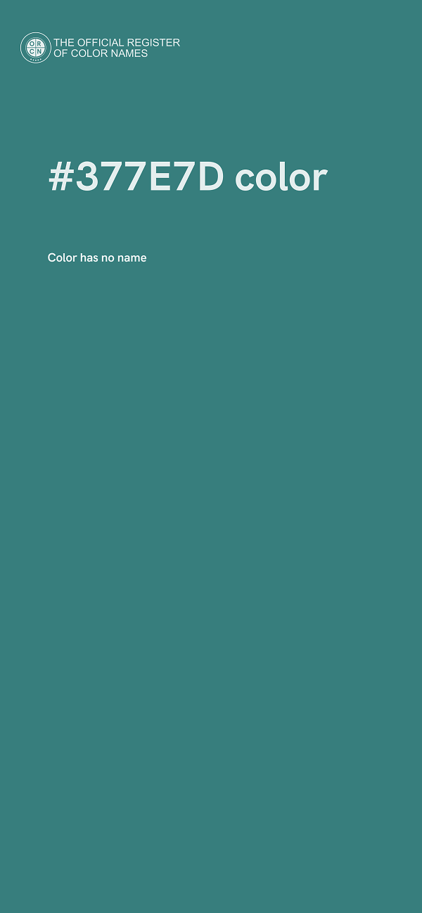 #377E7D color image