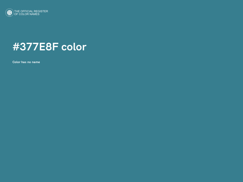 #377E8F color image