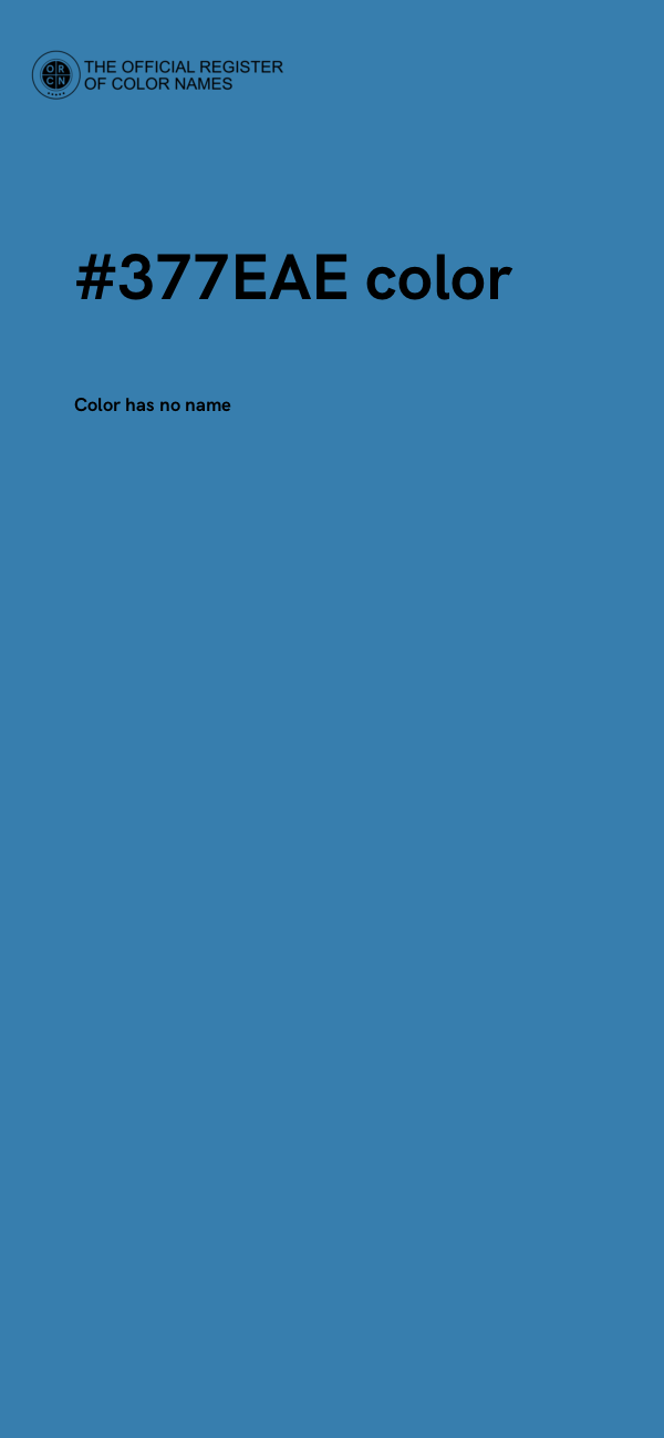 #377EAE color image