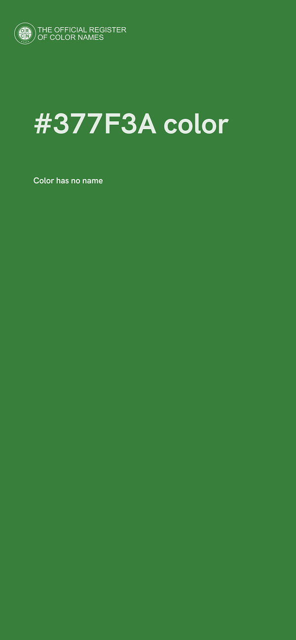 #377F3A color image
