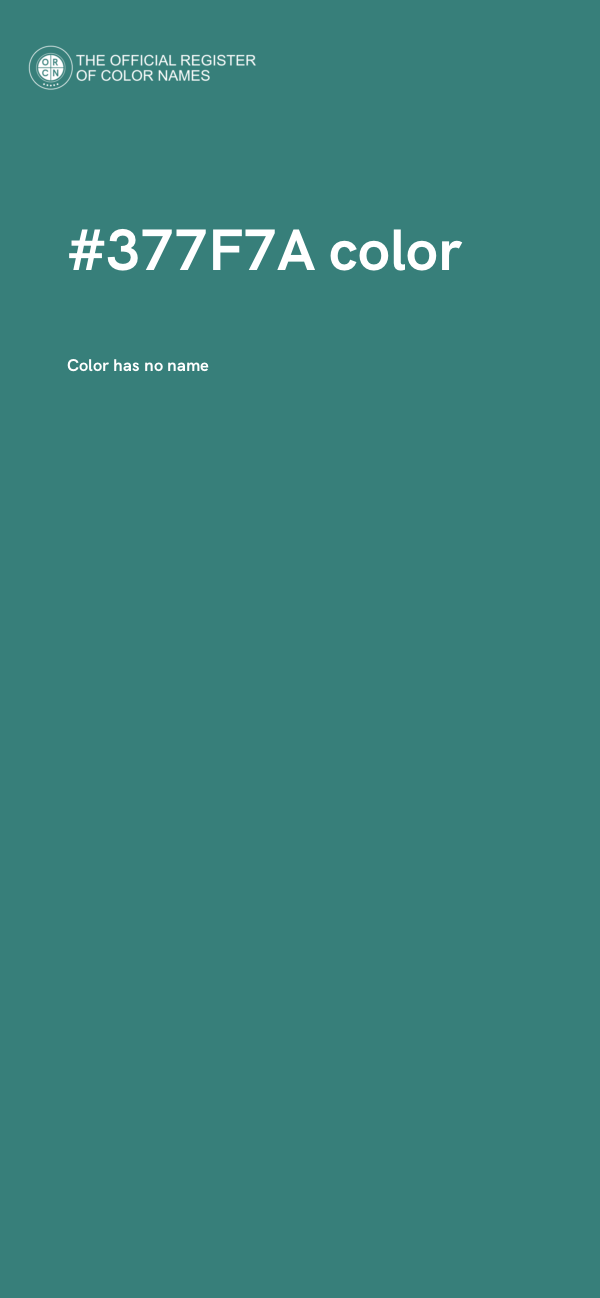 #377F7A color image