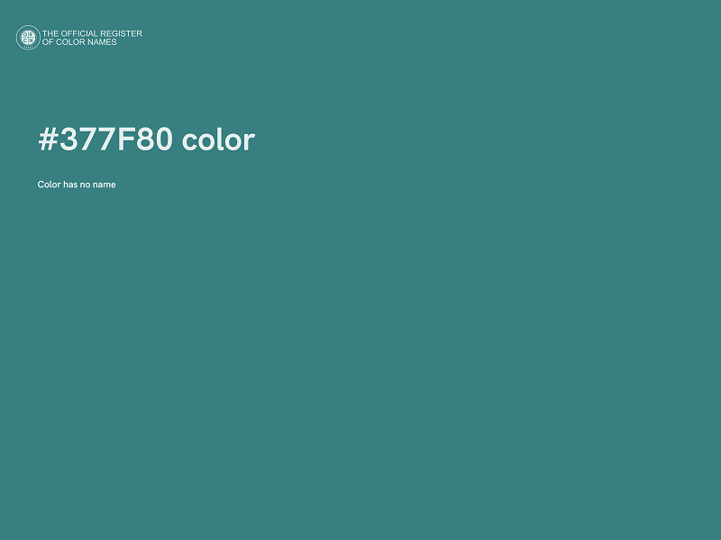 #377F80 color image