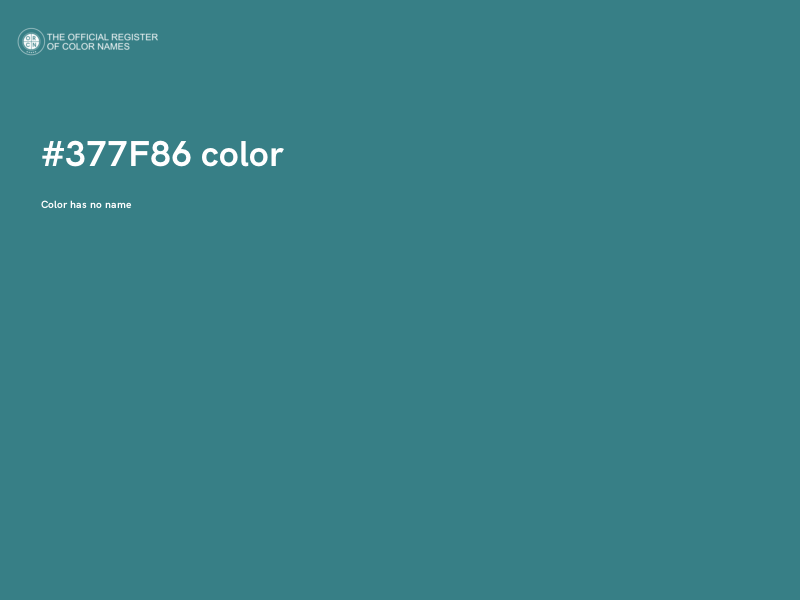 #377F86 color image