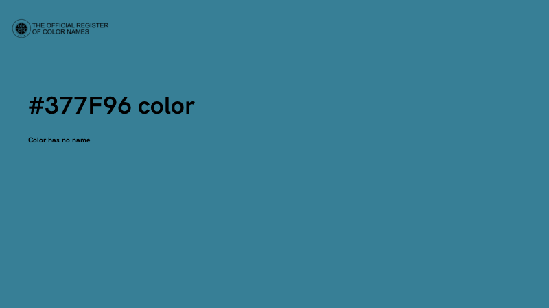 #377F96 color image