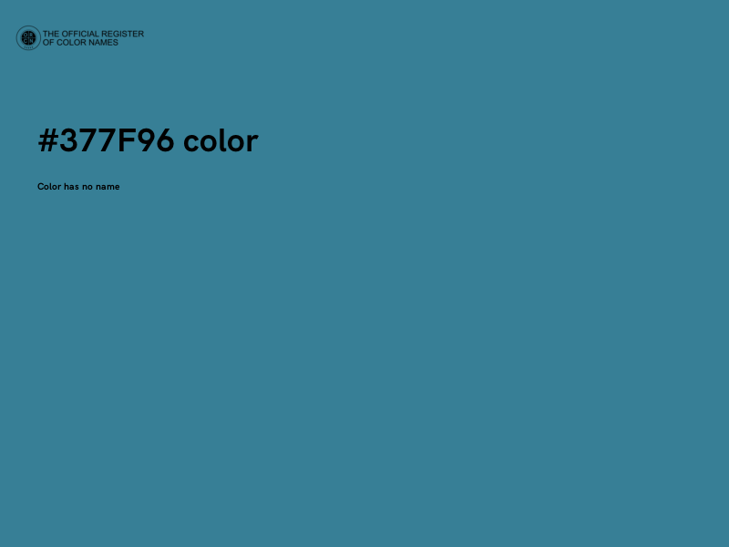 #377F96 color image