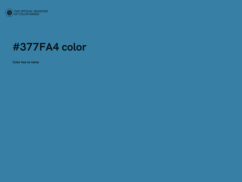 #377FA4 color image