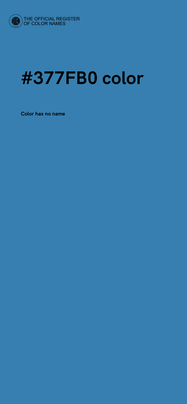 #377FB0 color image