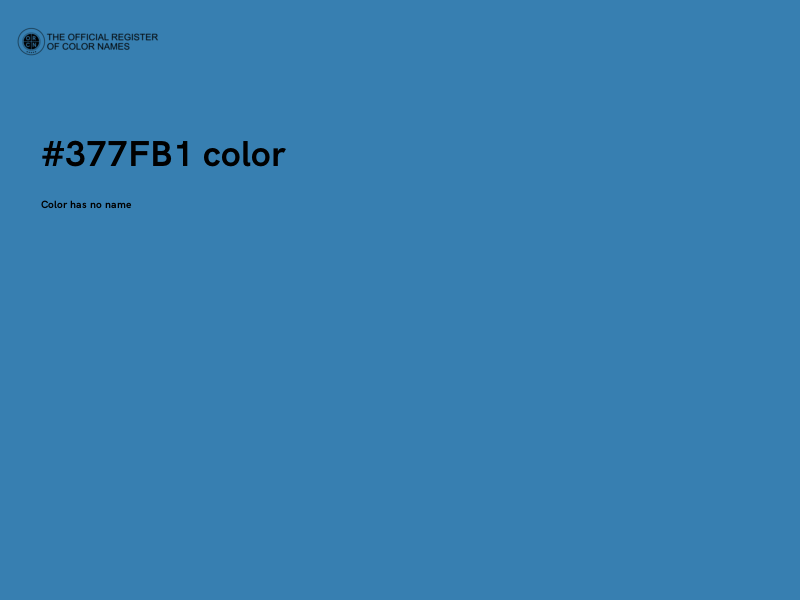 #377FB1 color image
