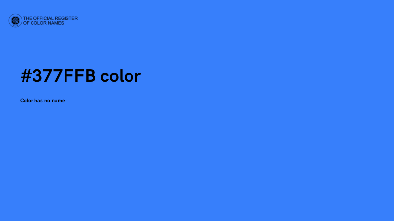 #377FFB color image