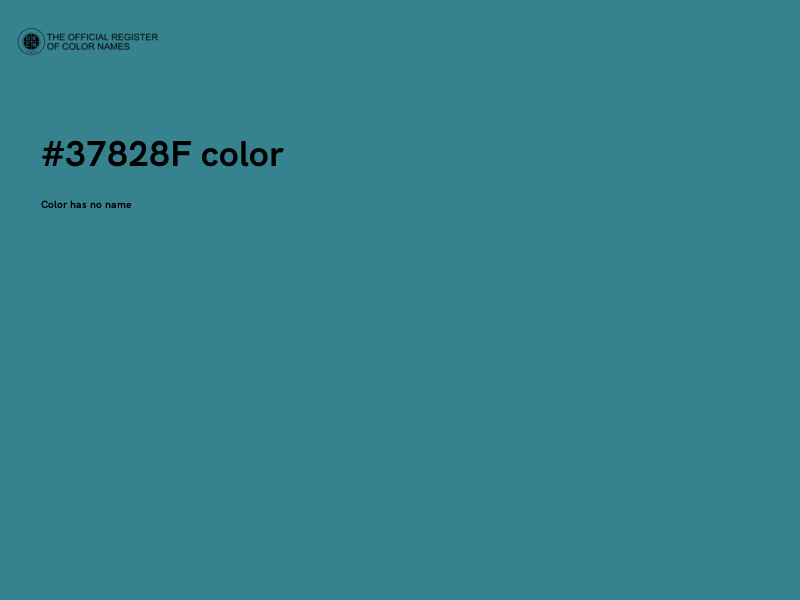 #37828F color image