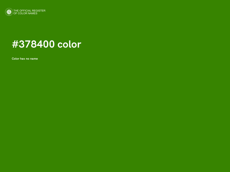 #378400 color image