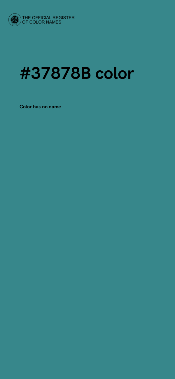 #37878B color image