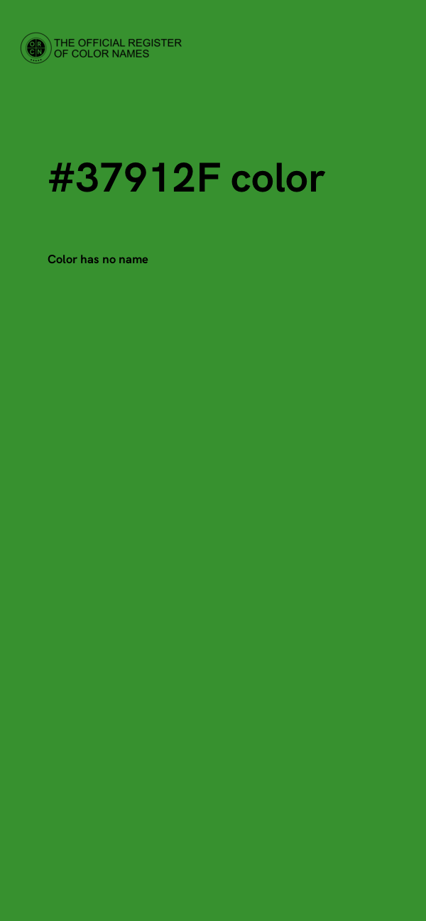 #37912F color image