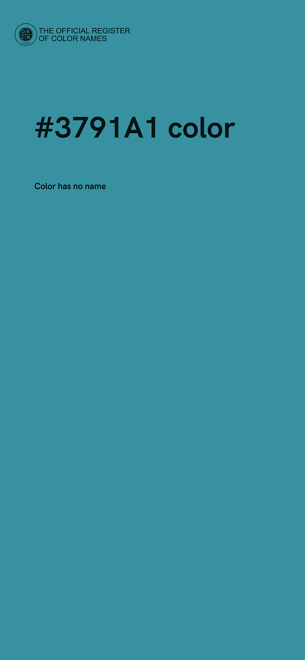 #3791A1 color image