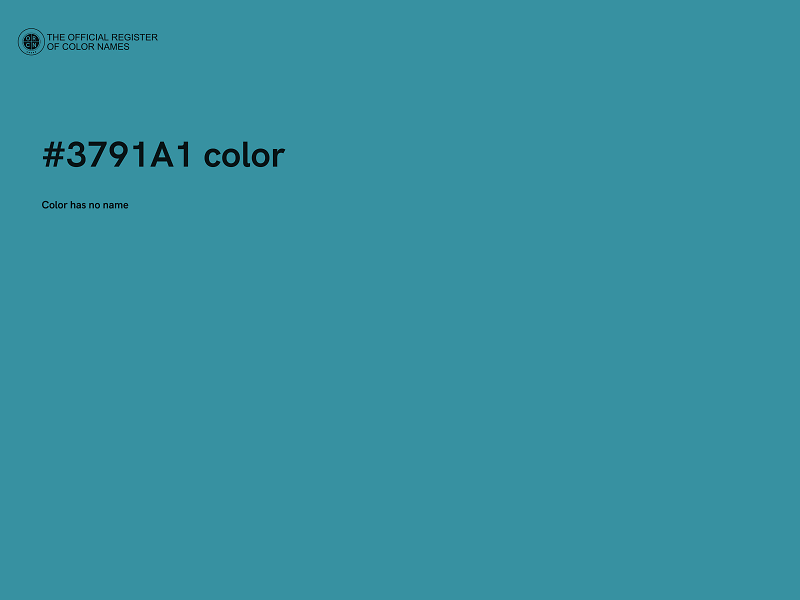 #3791A1 color image