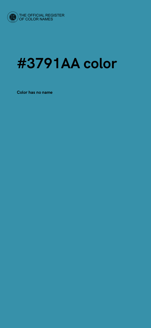 #3791AA color image