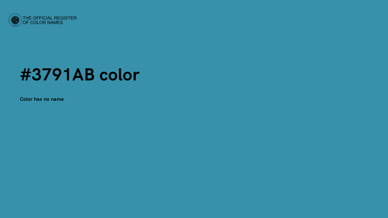#3791AB color image