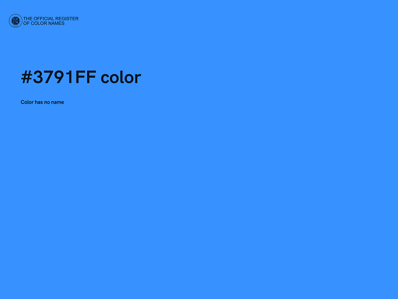 #3791FF color image