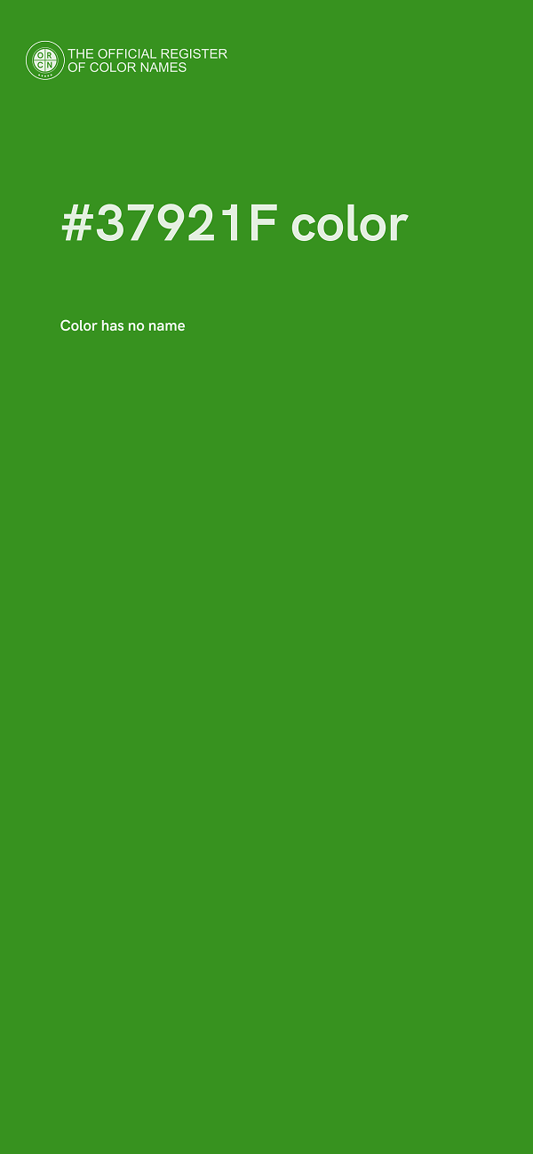 #37921F color image