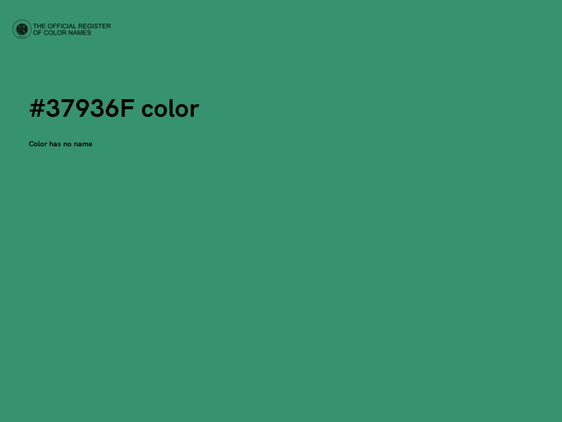 #37936F color image