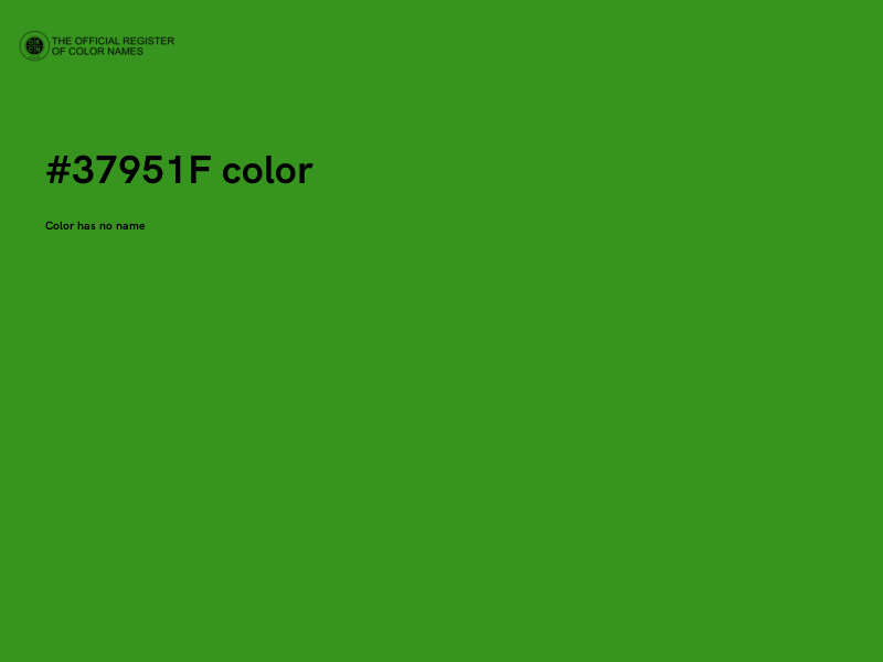 #37951F color image