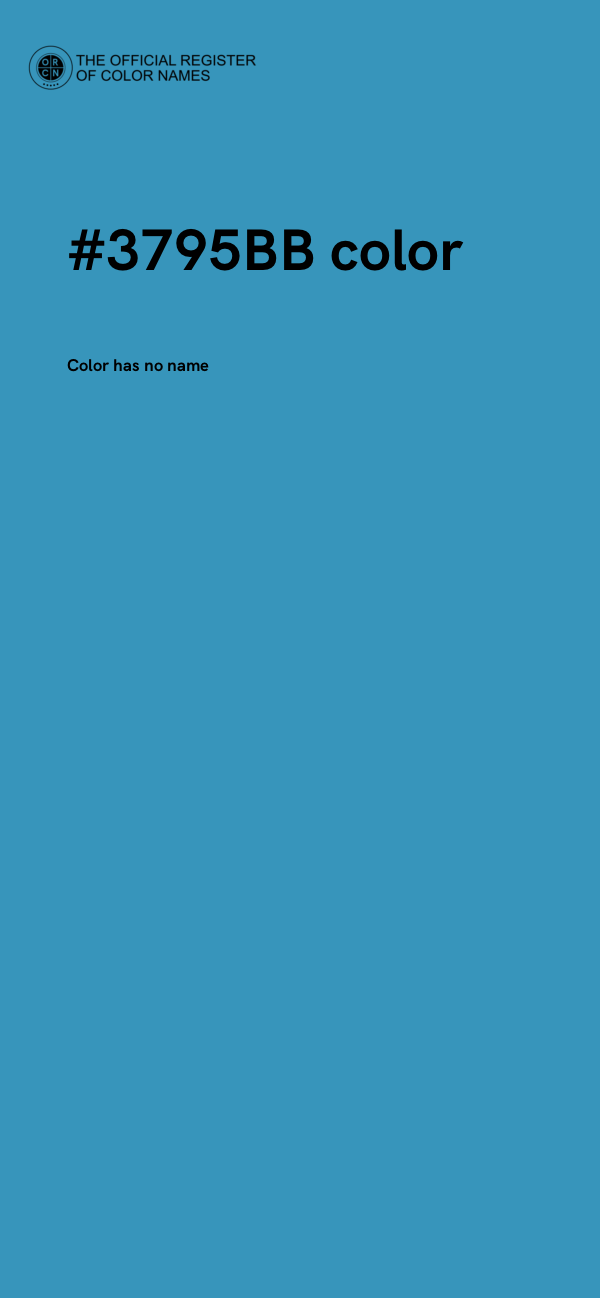 #3795BB color image