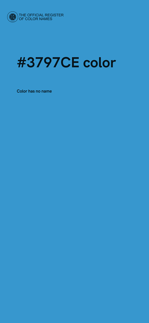 #3797CE color image
