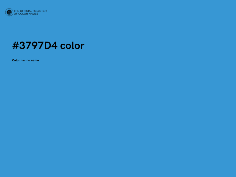 #3797D4 color image